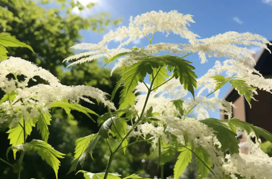 goats beard plant in the sun